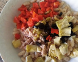 Foto del paso 3 de la receta: Alubias de bote en ensalada con alcachofas y burrata