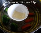 Hình bước làm 2 của món Lòng đỏ trứng gà cuộn phô mai