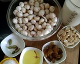 A picture of step 1 of "Shahi Makhana kheer".