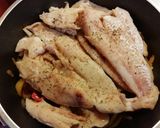 Foto del paso 4 de la receta: Pescado con verduras express 🐟