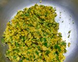 A picture of step 2 of Cornmeal Muthiya.
