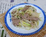 Hình bước làm 3 của món Su Hào Xào Thịt Bò