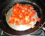 A picture of step 1 of Anday wala burger.