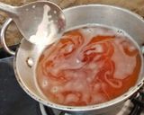 A picture of step 1 of Jaggery Wheat Flour Halwa.