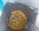 A picture of step 2 of Moong dal halwa premix.