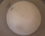 A picture of step 1 of Rava masala dosa.