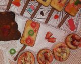 صورة لخطوة 10 من وصفة كب كيك اشارة المرور مع كاسات كب كيك بالفواكه ع طريقتي 🍰🍌