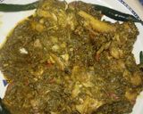 A picture of step 9 of Chicken palak.