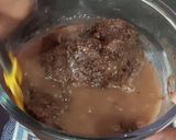 A picture of step 3 of Moist Dark Chocolate Cake.
