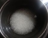 A picture of step 4 of Karachi halwa for fast.