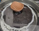 Foto langkah ke 5 dari resep Brownies Kukus Ketan Hitam.