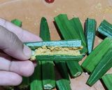 A picture of step 4 of Stuffed Lady's Finger Fry.