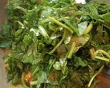 A picture of step 4 of Palong CHACHHORI / Spinach Dry Curry.