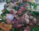 Foto langkah ke 3 dari resep Oseng Ati Ampela Lombok Ijo.