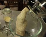A picture of step 5 of Slow fermented (non retarded) wholemeal sourdough.
