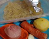 Sup Krim Keju Ayam Wortel Makaroni, MPASI usia 12 bulan > langkah memasak 1 foto