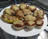 Foto del paso 5 de la receta: Zapallitos, papas y cebollas rellenos