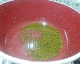 Gambar langkah 1 resipi Bubur kacang hijau +durian.