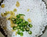 A picture of step 1 of Sabudana Khichdi.