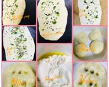 A picture of step 1 of Kulche /garlic butter naan.