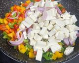 A picture of step 4 of Desi Pizza Rice Delight.