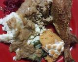 Thanksgiving Turkey beserta 6 Makanan Pendamping langkah memasak 9 foto