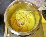 A picture of step 4 of Eggless Caramel Custard.