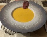 Foto del paso 8 de la receta: Crema de verduras con crujiente de jamón