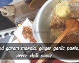 A picture of step 2 of Beef yakhni palao.