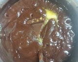 A picture of step 3 of Hershey's Chocolate pudding.