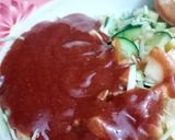 A picture of step 6 of Yummy apple 🍎 salad dip in ketchup.