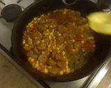 A picture of step 7 of Sausage corn macaroni pasta.