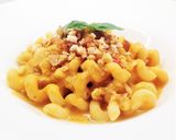 A picture of step 5 of Riccioli with Red Mullet and Trapanese Pesto.