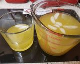 A picture of step 3 of Saffron Ginger Lemonade 😍.
