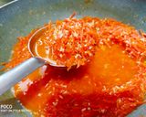 A picture of step 2 of Carrot Firni.