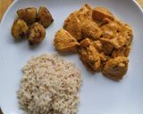 A picture of step 8 of Best chicken and chickpea curry.