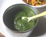 A picture of step 2 of Tri colour pulao.