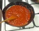 A picture of step 10 of Sweet Potato Wedges & Tomato Sauce.