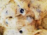 Budín de arándanos con semillas de amapolas