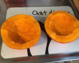 Une image de l'étape 3 de Potimarron farci aux poireaux bouillon d épices et cheddar.