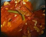 A picture of step 4 of Satvik Shahi Paneer.