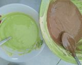 Foto langkah ke 4 dari resep Bolu zebra kukus susu no mixer.