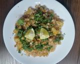 A picture of step 6 of Ratalu sabudana khichadi.