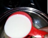 A picture of step 3 of Bechamel sauce.