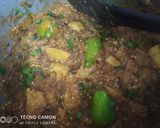 A picture of step 5 of Aloo bengan.