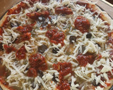 Foto del paso 7 de la receta: Quiche de aceituna en base de pizza