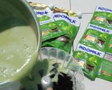 Foto langkah ke 3 dari resep Puding matcha cincau.