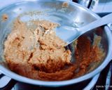 A picture of step 4 of Healthy tasty rosted gram(chana daal) Burfi.