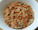 A picture of step 2 of Vickys Easter Carrot Cake Overnight Oats, GF DF EF SF NF.