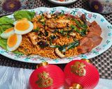 Hình bước làm 5 của món Mì trường thọ